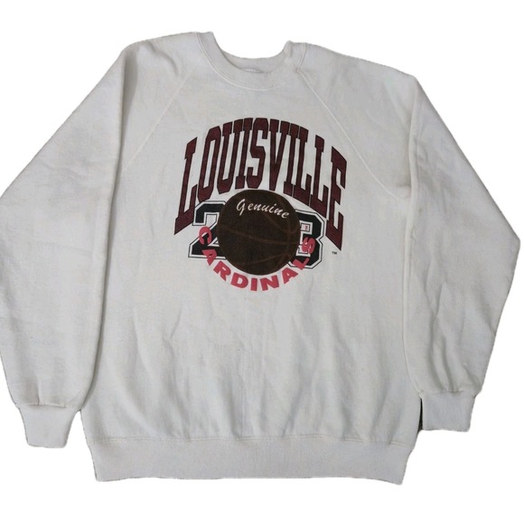 Lee Other - Vtg Louisville Cardinals Sweater Mens Large NCAA Basketball Crewneck Basketball